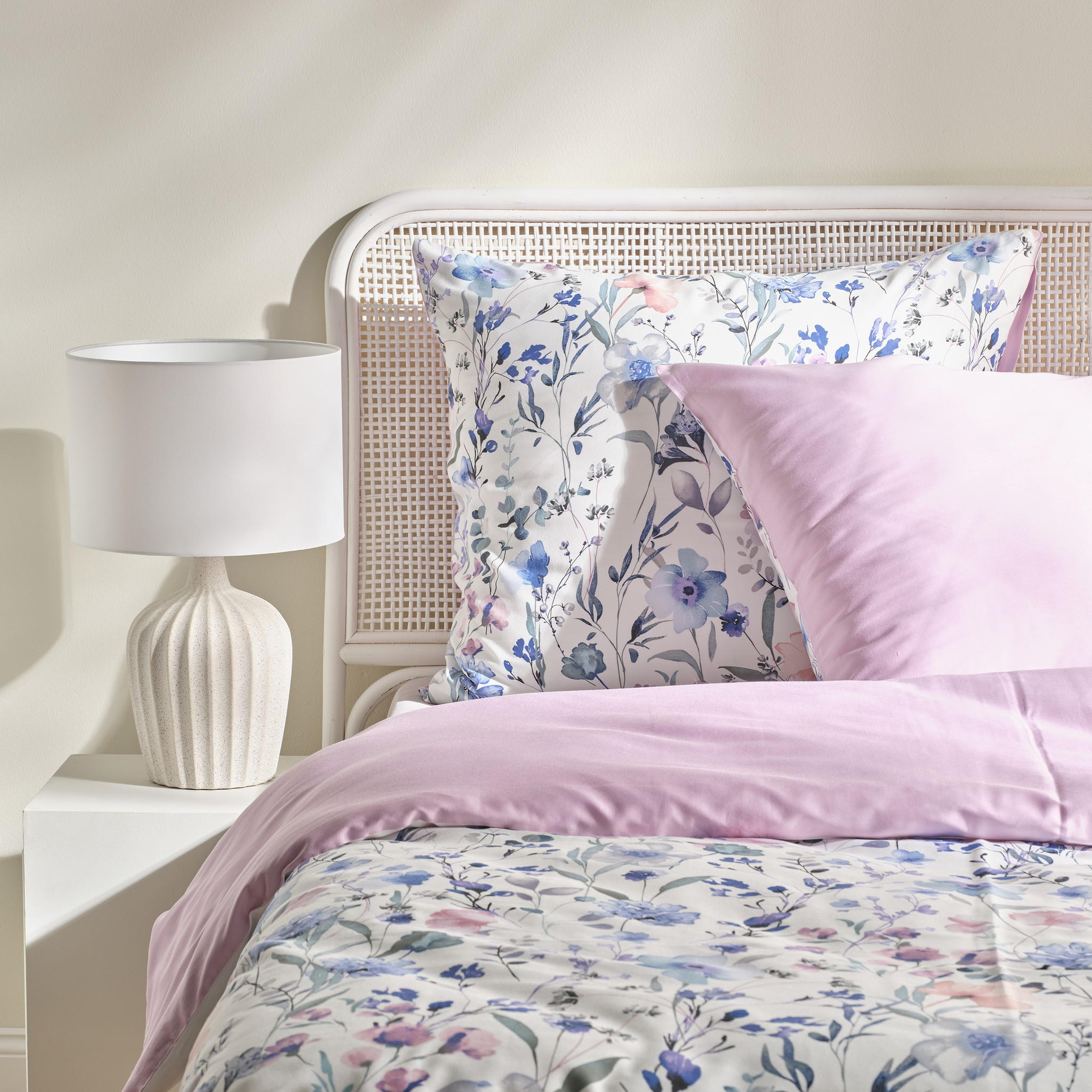 BETTWÄSCHE Louisa - Weiß, Textil (160/200cm) - home&you