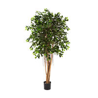 KUNSTBAUM Künstlicher Chinesischer Ficus - Konstantin 210 cm - Grün, Kunststoff (210cm) - aplanta