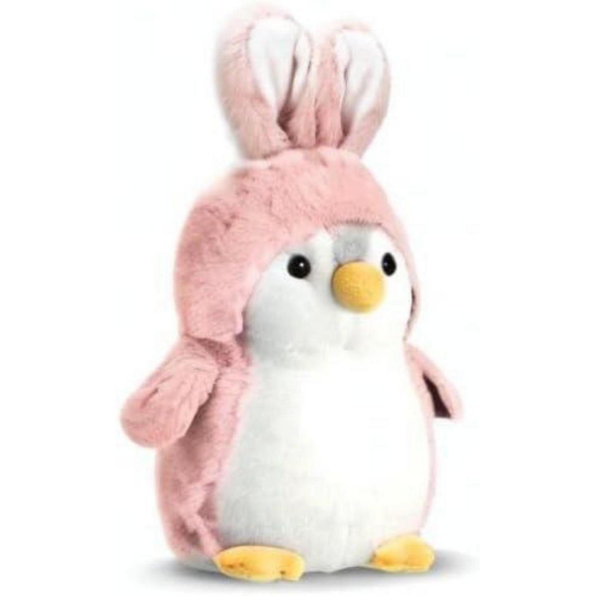 KUSCHELTIER Pinguin Rosa Hasenohren 20 cm - Rosa, Textil (15/20cm)
