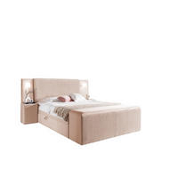 BOXBETT Marten überlänge Set.4 - Hellrosa, Holzwerkstoff/Textil (180/220cm) - Fun Möbel