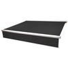 KASSETTEN-MARKISE VOLANT AUSFAHRBAR Anthrazit - Anthrazit, Textil (500/15/300cm) - MCW