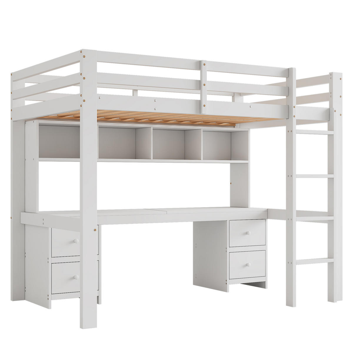 HOCHBETT 90/200 cm Weiß - Weiß, Holz - Raumix