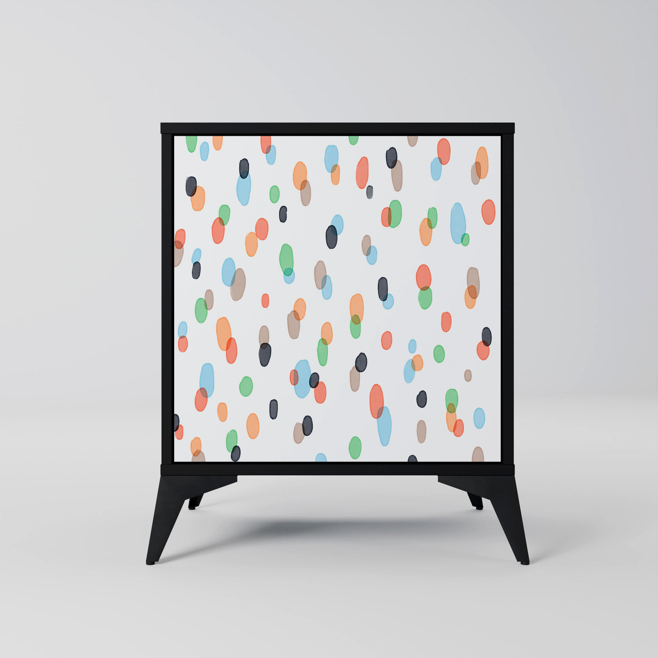 SpaceRebels Sideboard Schwarz 57.5x70.5x42 cm