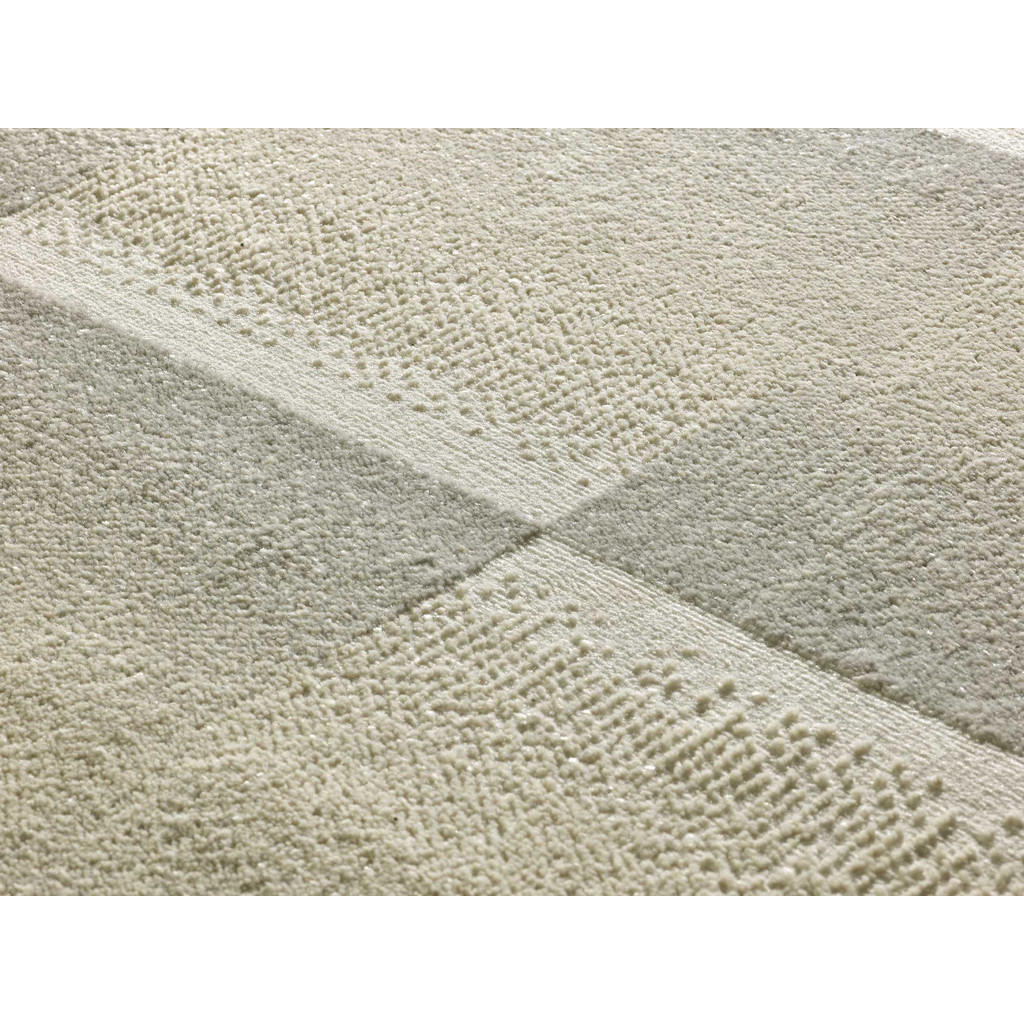 Thumbnail - Atticgo Webteppich, Silber, Beige, Textil, Abstrakt, Rechteckig, 133x190 cm, Oeko-Tex® Standard 100, in verschiedenen Gr...
