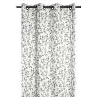 FENSTERVORHANG Leinen-Effekt Rita 135/260 cm - Weiß, Naturmaterialien (140/260cm)
