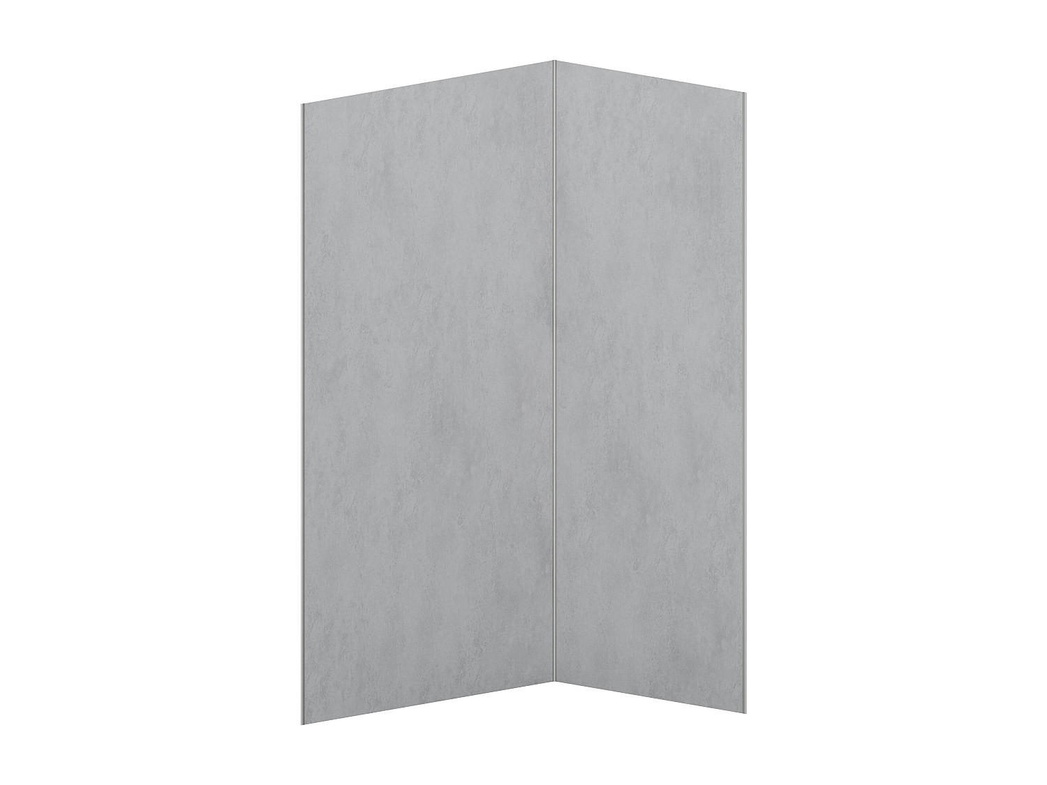 Vente-Unique Wandpaneele Grau 120x210x90 cm