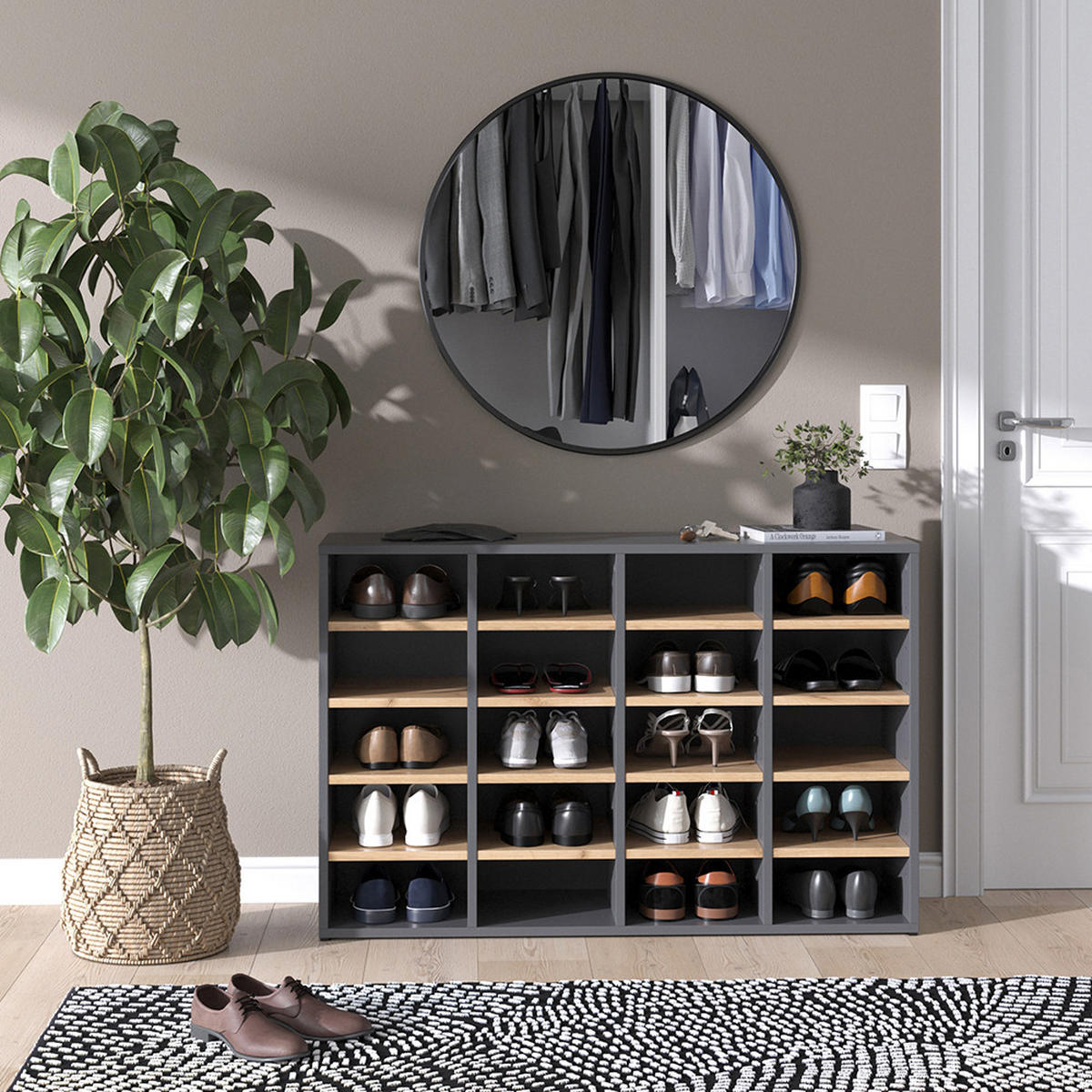 Honigeiche, Holzwerkstoff (104/65.5/30cm) - Vicco