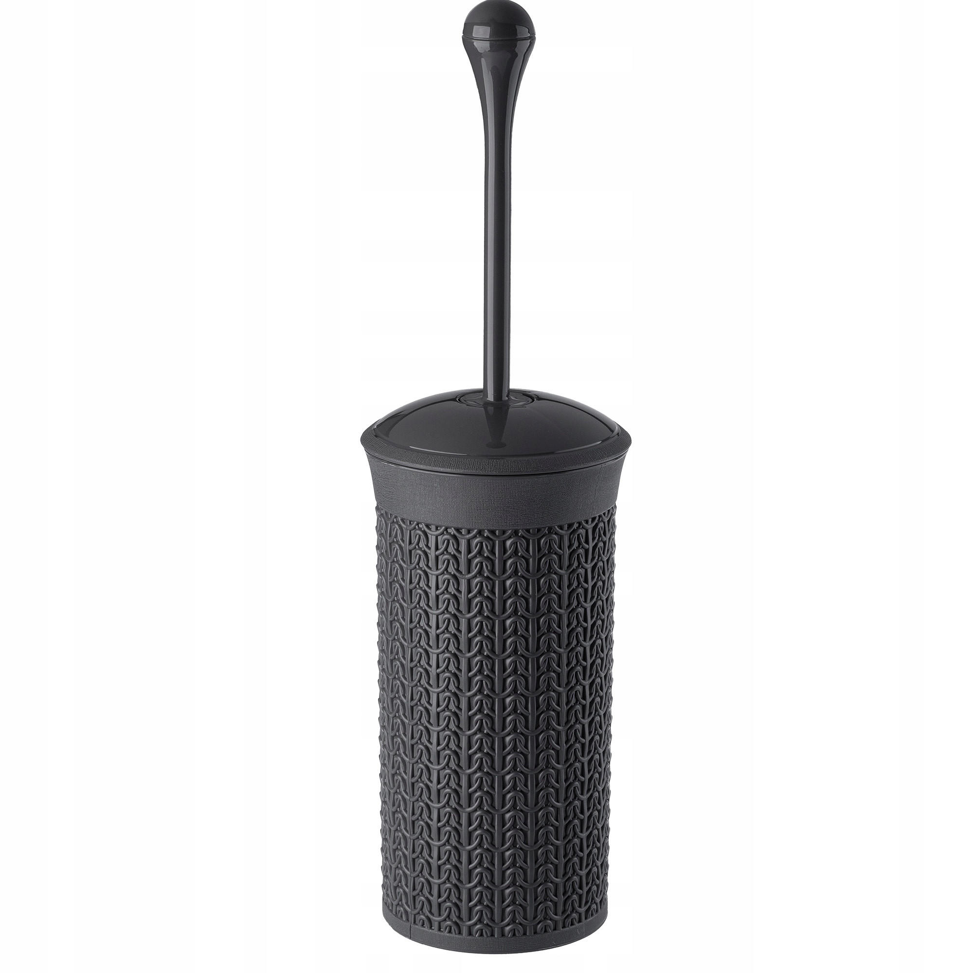 TOILETTENBÜRSTE mit Behälter, 40 cm, Graphit - Graphitfarben, Kunststoff (10/40cm) - KADAX