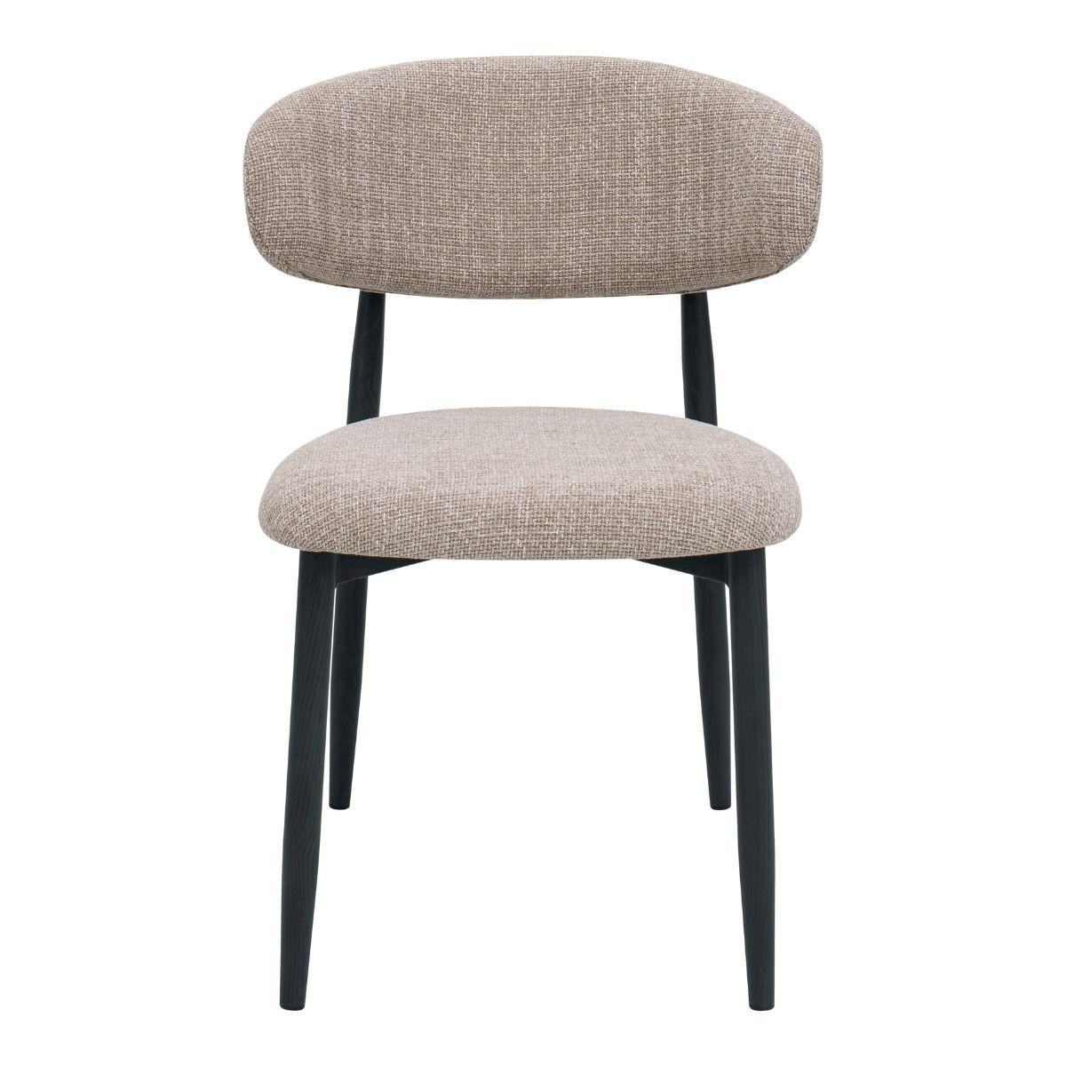 ESSZIMMERSTUHL 2er Set aus Stoff, taupe - Taupe, Textil (52/77/56cm) - Giga Meubel