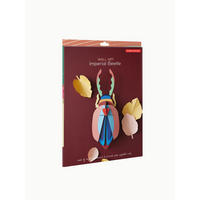 WANDDEKO Geweihkäfer mit Kamm 7.5/38 cm - Multicolor, Wellpappe (7.5/38/13cm) - KUNSTLOFT