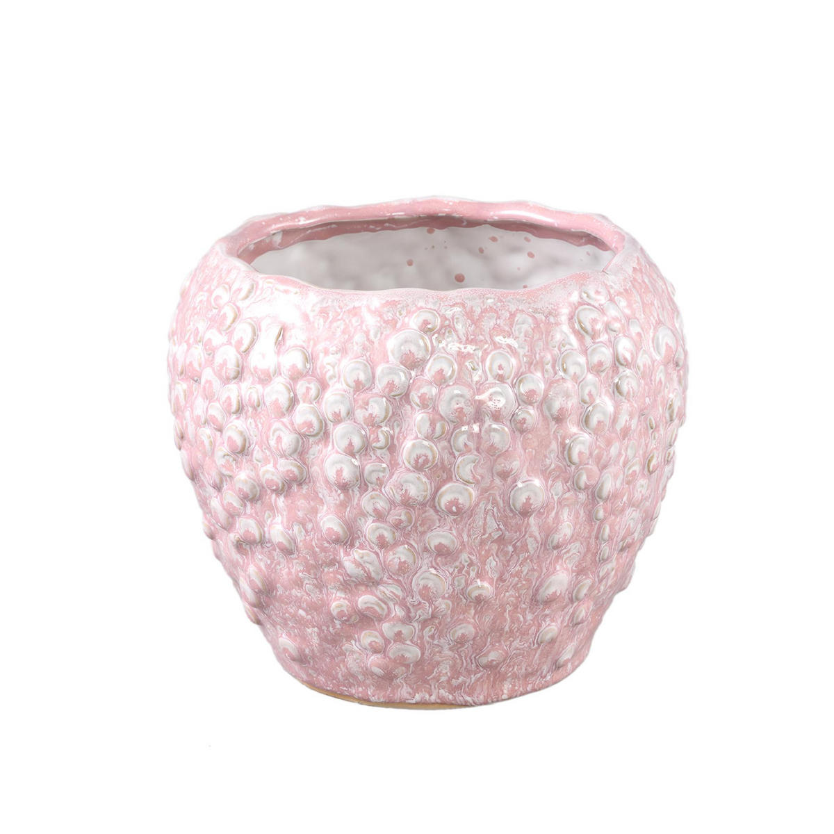 TOPF Avis Rosa 20/20/17cm - Pink, Keramik (17cm) - PTMD Collection