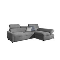 ECKSOFA Schlafsofa Anton Xs In Esito - Grau, Holzwerkstoff/Textil (170/260cm) - Fun Möbel
