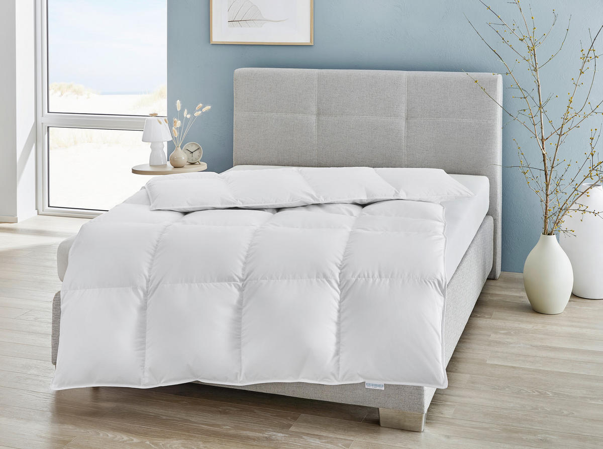 DAUNENDECKE REGINA 135x200 cm Wärmegrad: extrawarm - Weiß, Textil (135/200cm) - REGINA HOME SLEEP LIVING EST. 1967