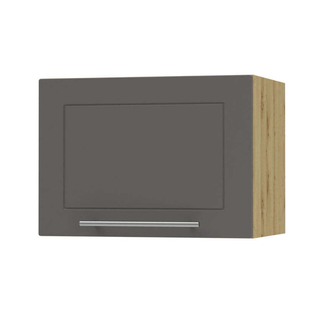 Feldmann-Wohnen Klapphängeschrank Graphit, Eiche Artisan 45x36x32.5 cm