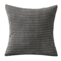 KISSENHÜLLE 45/45 cm，2er-Set - Dunkelgrau, Textil (45/45cm) - Kaket