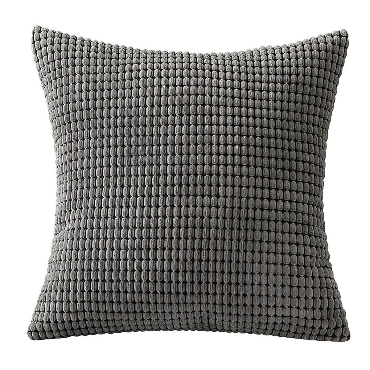 KISSENHÜLLE 45/45 cm，2er-Set - Dunkelgrau, Textil (45/45cm) - Kaket