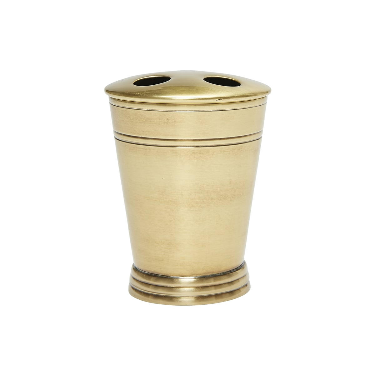 ZAHNBÜRSTENHALTER aus Messing mit goldenem Finish - Goldfarben, Metall (9/13/9cm) - Signature