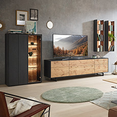 wohnwand altholz, wohnwand-serien | wohnwände in tollen designs | xxxlutz, Design ideen
