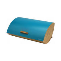 BROTKASTEN Hellblau 35/25/15.5 cm 8033 - Hellblau, Holz (25/15.5/35cm) - Kassel 