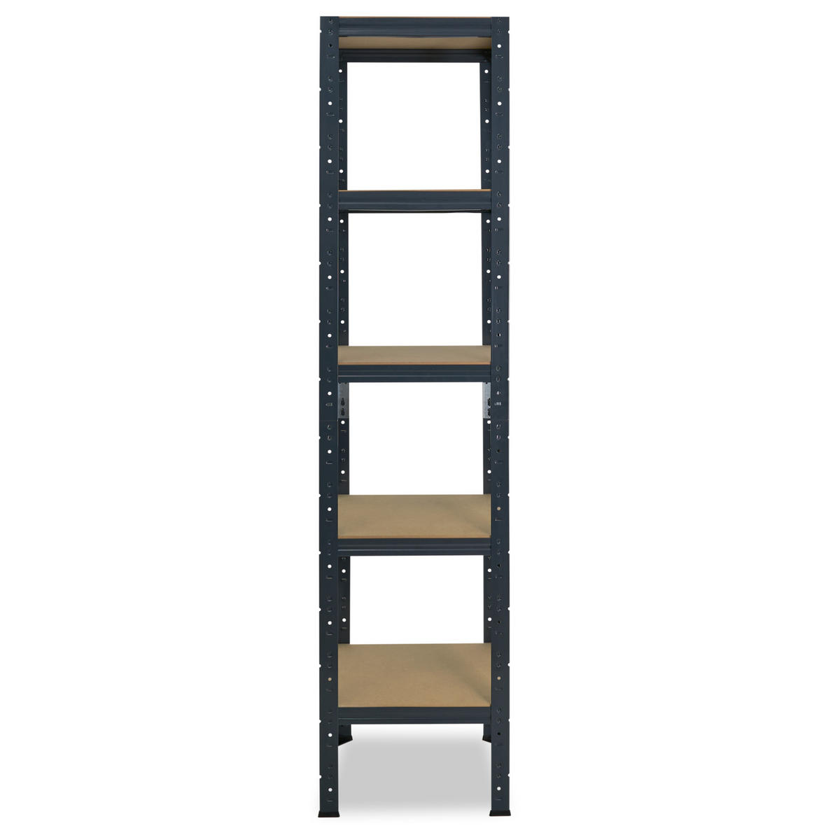 SCHWERLASTREGAL HOME 230x60x60 cm in anthrazit mit 5 Böden und 175 kg Traglast pro Boden - Anthrazit, Metall (60/230/60cm) - shelfplaza