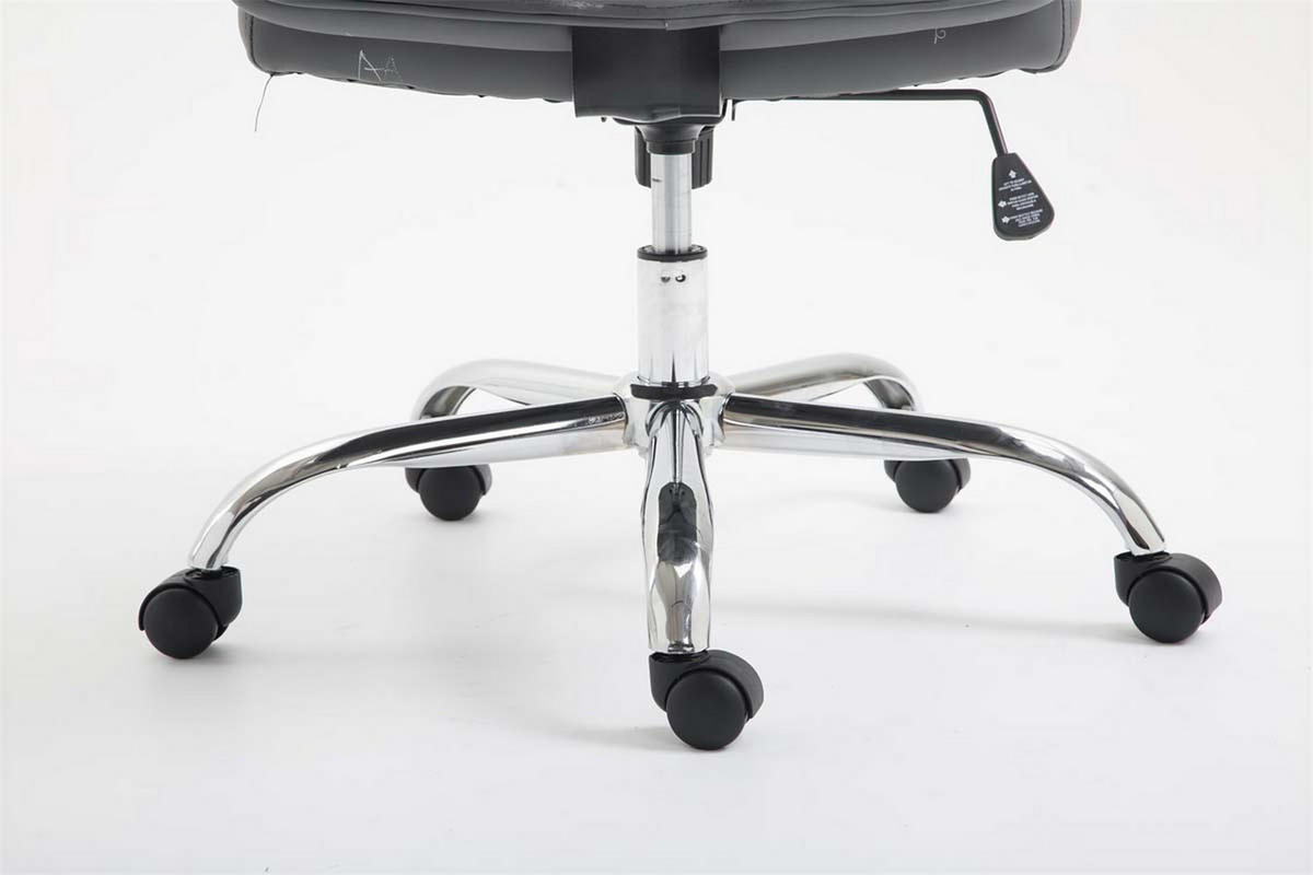 BÜROSTUHL Vallon, Kunstleder Grau - Grau, Textil/Metall (60/118/68cm) - TPFLiving
