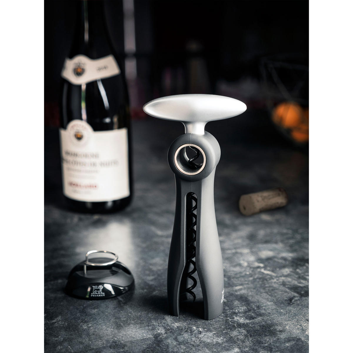 KORKENZIEHER Salma Schwarz Zamak ABS - Schwarz, Metall (7cm) - PEUGEOT