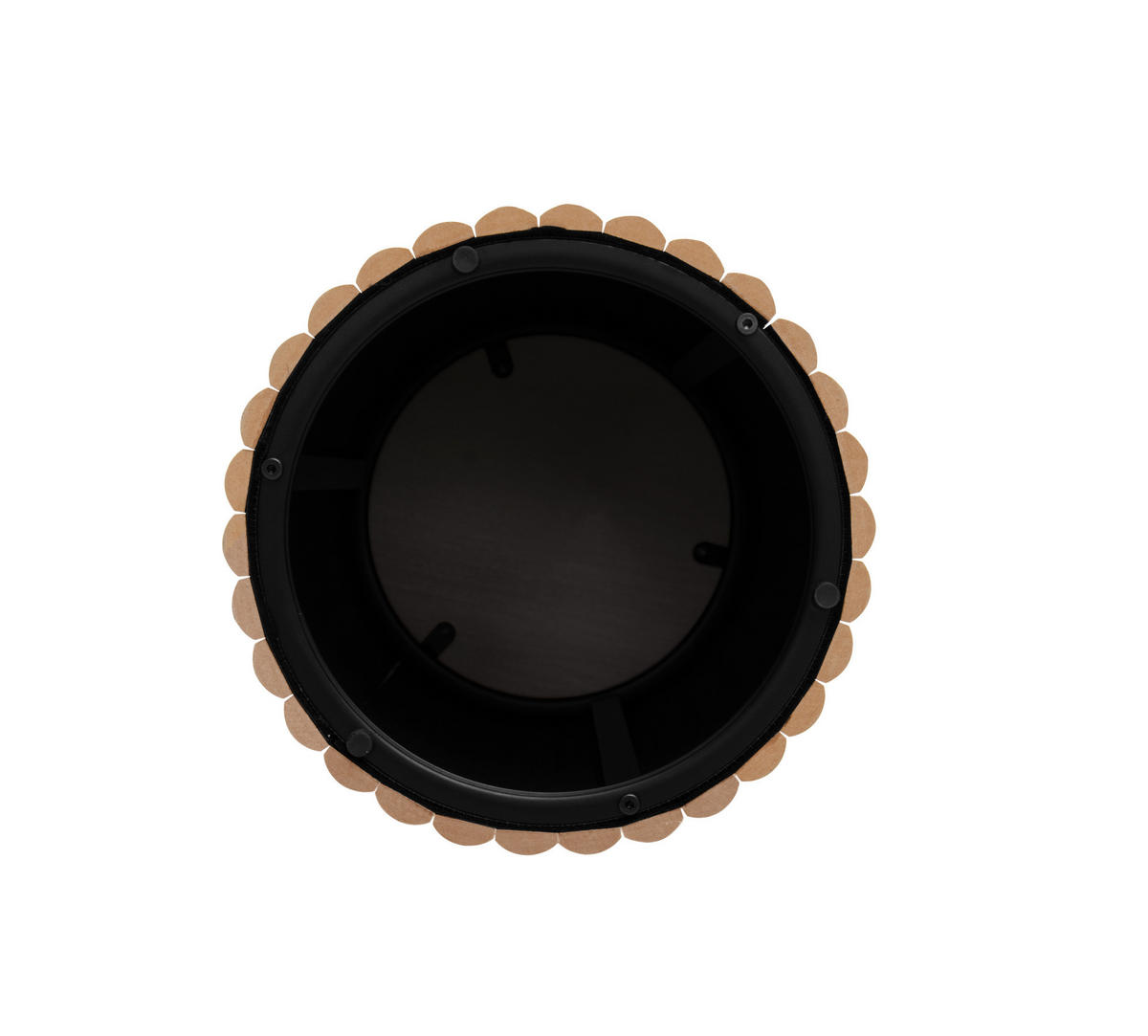 COUCHTISCH-SET 68,7/40,1 cm in Natur aus MDF mit Holzoptik, 2-teilig - Naturfarben, Holzwerkstoff (68.7/68.7/40.6cm) - Flora Grace