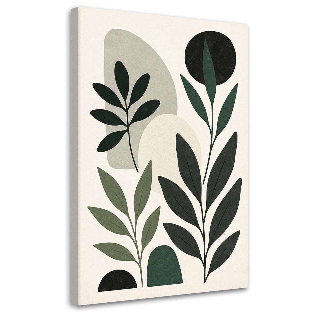 LEINWANDBILD Natur und Botanik 30x45cm - Grün, Textil (30/45cm) - Feeby