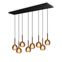 HÄNGELEUCHTE Belluna Braun Ø 14cm - Braun, Glas (14/14/35cm) - s.luce