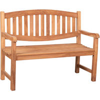 GARTENBANK Bradford - Naturfarben, Holz/Metall (120/94/54cm) - Mr. Deko