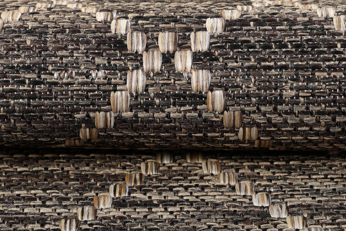 TEPPICH MELISSA DUNKELBRAUN 120/180 cm - Dunkelbraun, Textil (120/180cm) - Tapiso