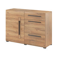KOMMODE Turda-83 - Braun, Holzwerkstoff (120/86/39cm) - Lomado