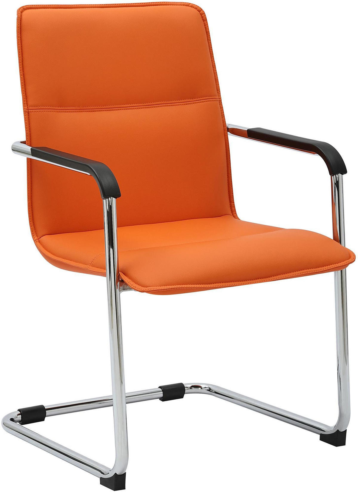 SCHWINGSTUHL Lederlook Orange - Orange, Textil/Metall (57/92/59cm) - CLP