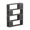 RAUMTEILER Eneos Anthrazit/Eiche 100 x 124.5 cm - Eichefarben/Anthrazit, Holzwerkstoff (100/124.5/24cm) - Vicco
