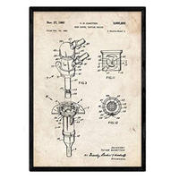 POSTER Patent Bierfass A3 Rahmenlos - Klar, Papier (29.7/5/42cm) - Nacnic