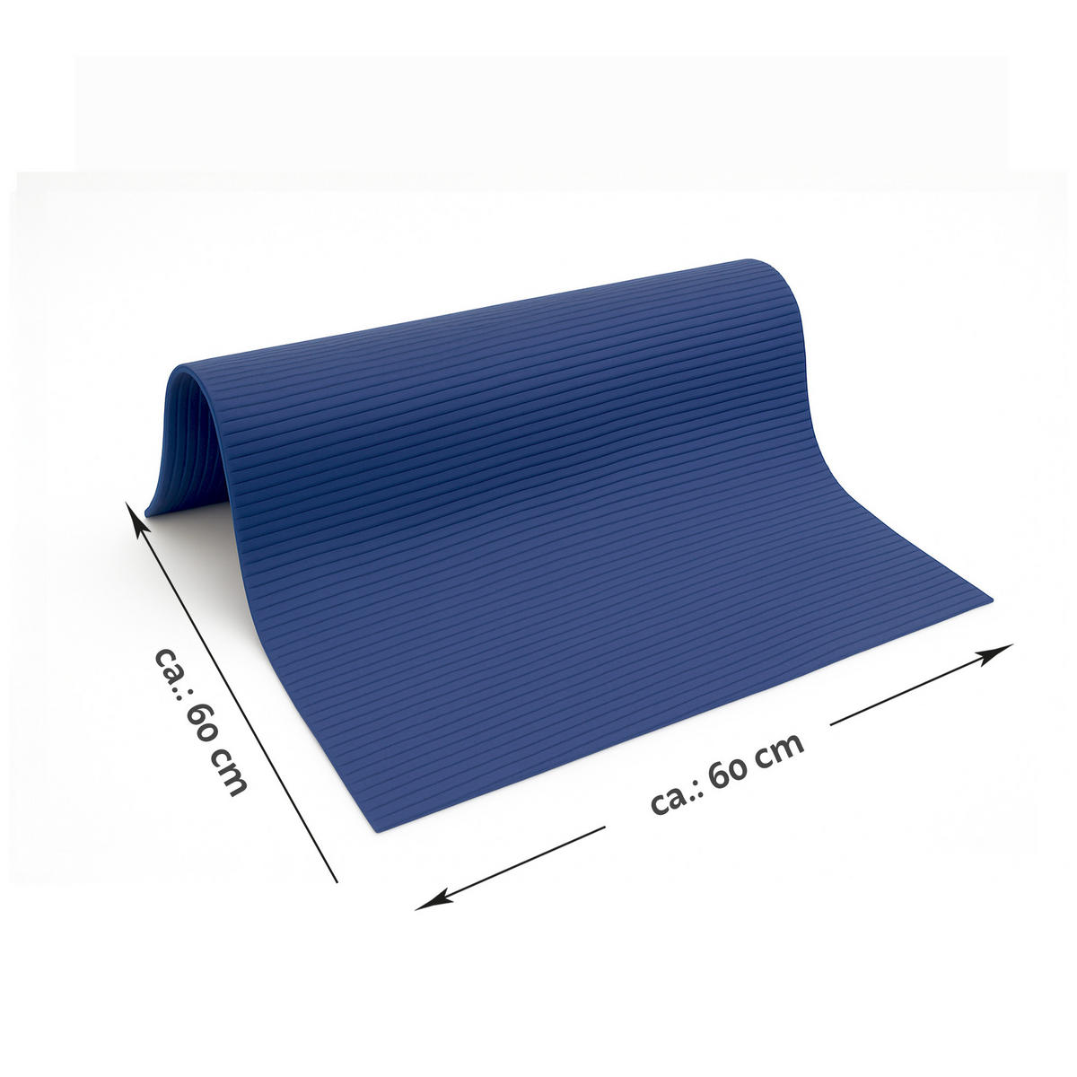 WASCHMASCHINENAUFLAGE 60x60 cm Blau - Blau, Kunststoff (60/60cm) - Bestlivings
