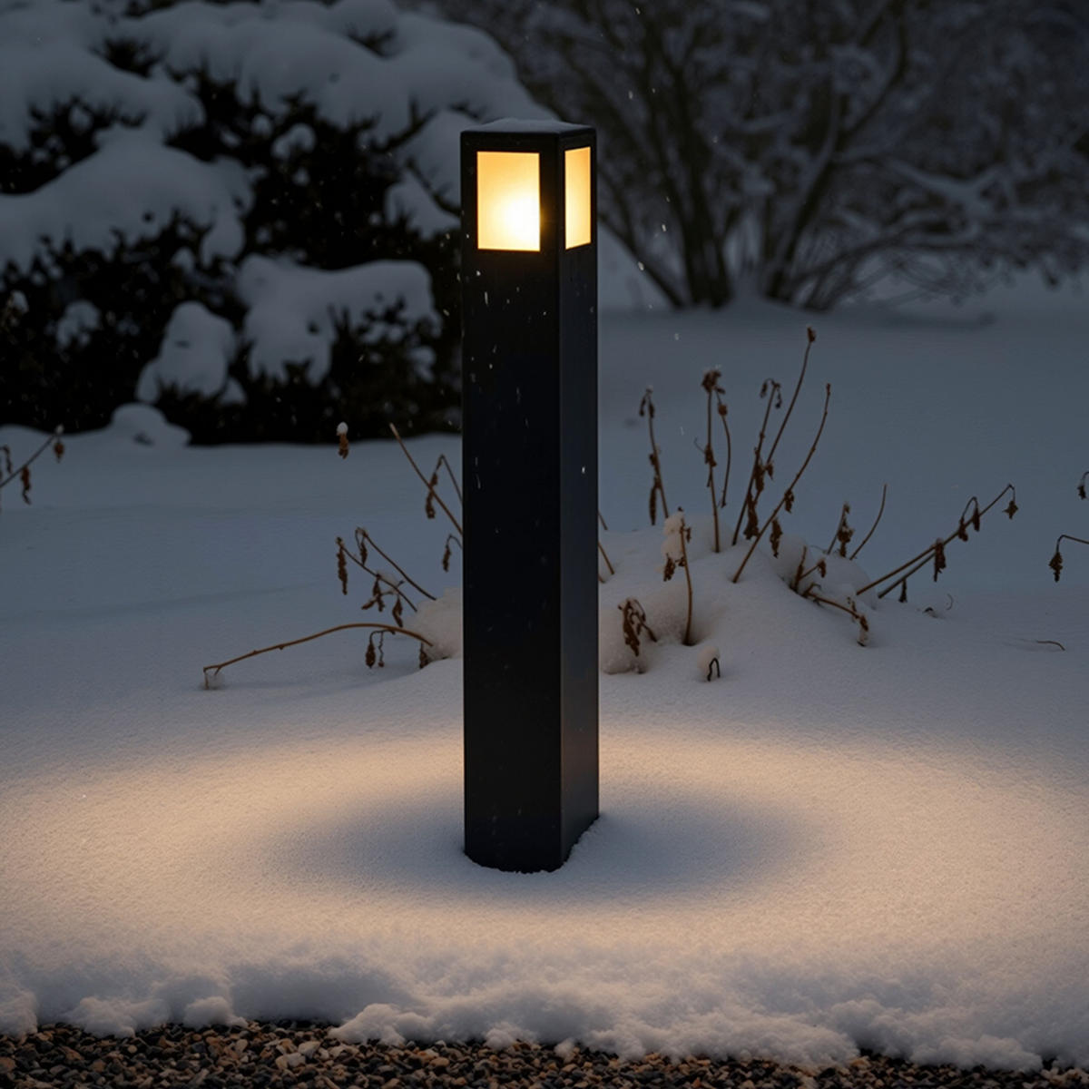 AUSSENLEUCHTE PONDER 65 Schwarz 15 W IP44 - Schwarz, Metall (108/108/65cm) - Rendl