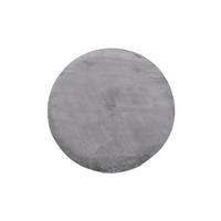 HOCHFLOR-TEPPICH Topia 400 Grau 160 cm Rund - Grau, Textil (160/160cm) - carpet city