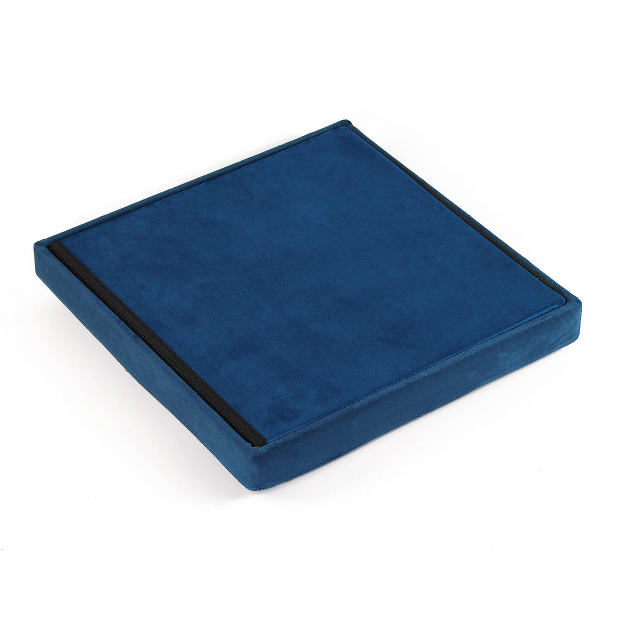 SITZBOX Ravello L mit Knöpfen Samt Blau - Blau, Textil (38/38/38cm) - Komodee
