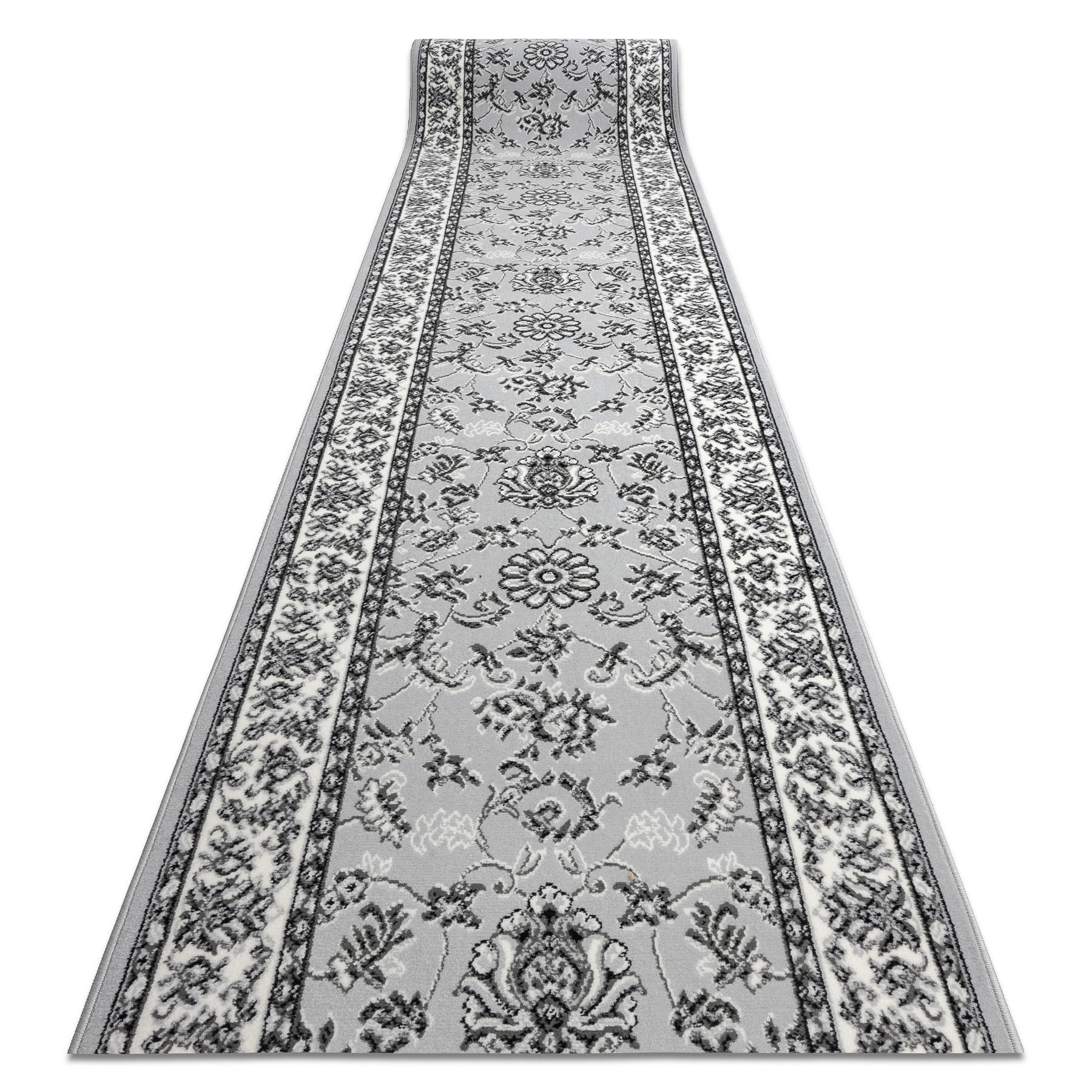 LÄUFER BCF MORAD 80/230 cm - Grau, Textil (80/230cm) - rugsX