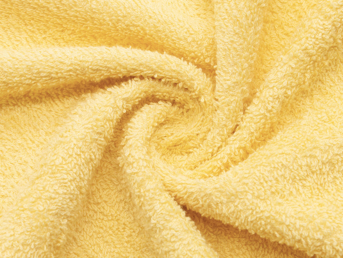 DUSCHTÜCHER, 5er-Set, 70x140 cm, 80% Baumwolle, 20% Polyester, Gelb - Gelb, Naturmaterialien (70/140cm) - Zollner