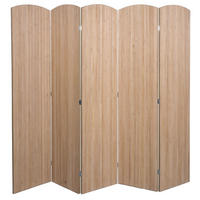 PARAVENT Braun - Braun, Holz (204/170/2cm) - MCW