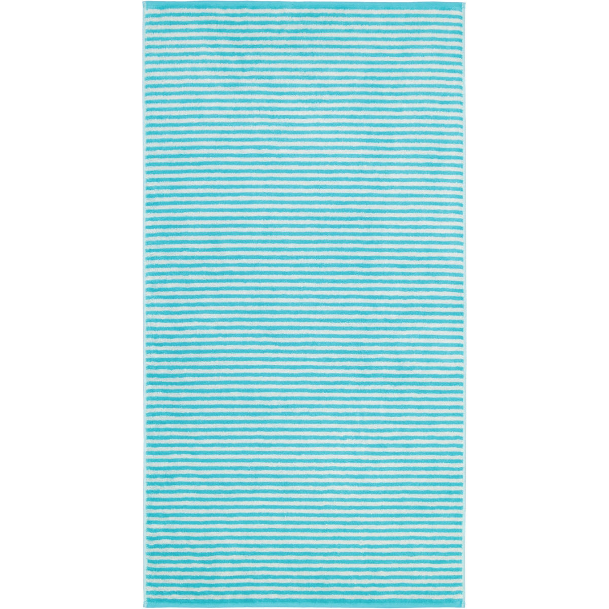 DUSCHTUCH CAMPUS RINGEL 955 TÜRKIS - 41 - Blau, Textil (70/140cm) - Cawoe