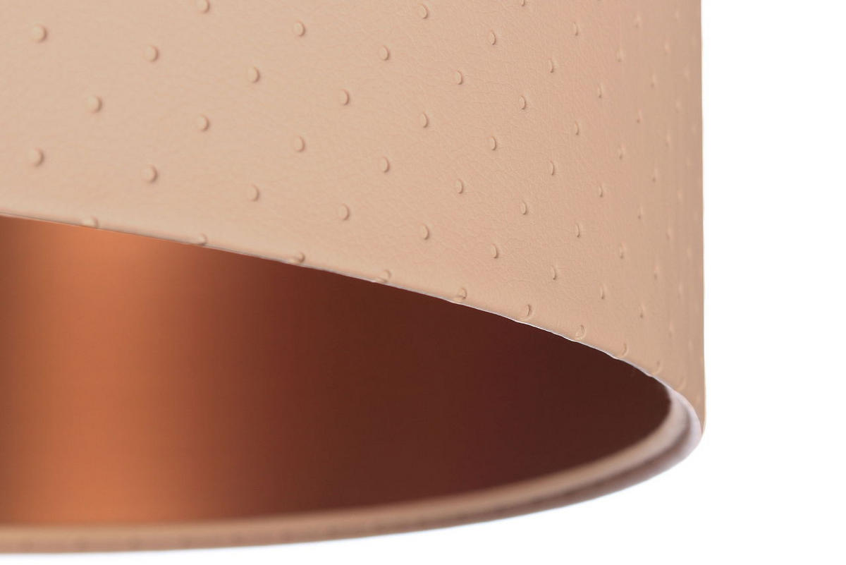 HÄNGELEUCHTE Kupfer 60/30 cm - Beige/Kupferfarben, Kunststoff (60/1.1/30cm) - ONZENO