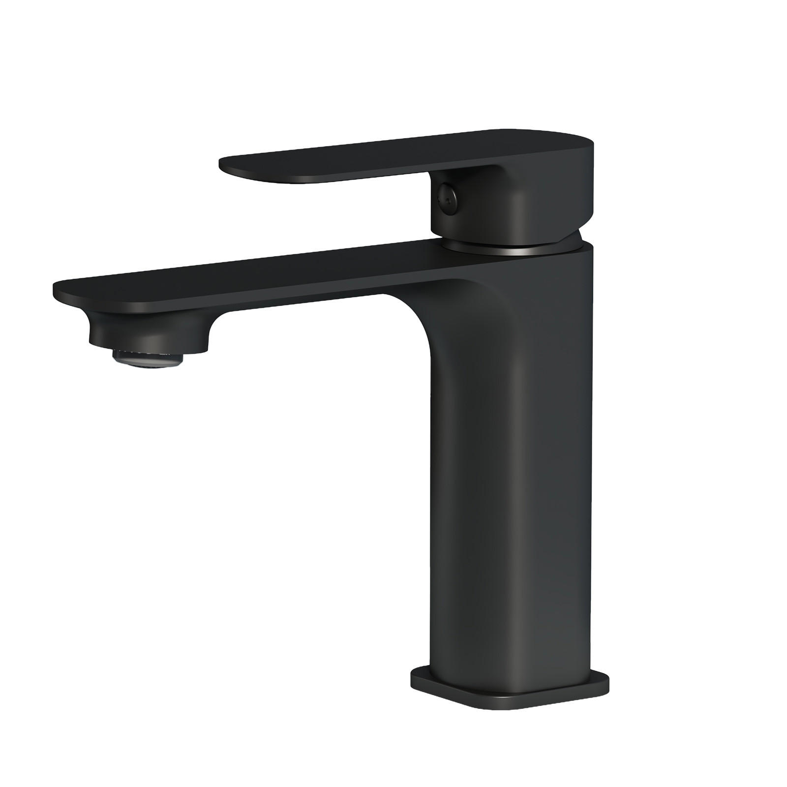 WASCHTISCHARMATUR aus 4MS-Messing Schwarz 12,5 cm - Schwarz, Metall (15.2/4.5/16.6cm) - EMKE