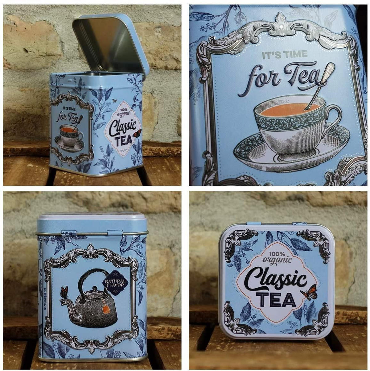TEEDOSE Home & Country Classic Tea - Multicolor, Metall (1/9.5cm) - Nostalgic-Art