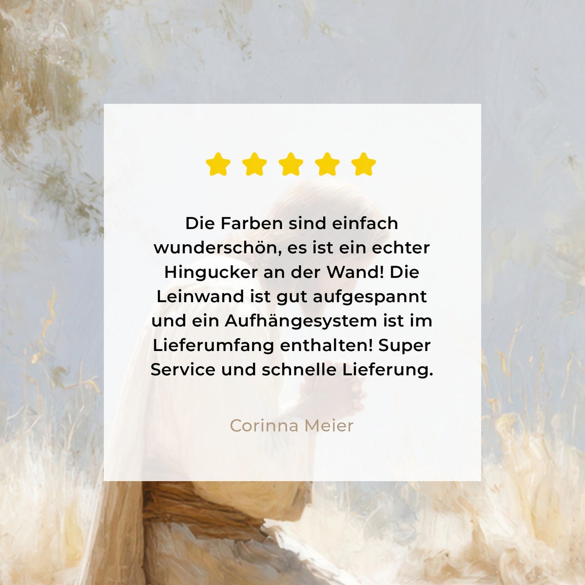 LEINWANDBILD Jesus - Kniend - Waldlandschaft - Betend Room Decor 30x40 cm - Beige/Hellblau, Textil (30/40cm) - MuchoWow