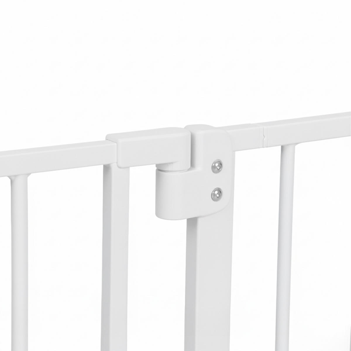 TREPPENSCHUTZGITTER - Weiß, Kunststoff/Metall (80/1cm) - Relaxdays