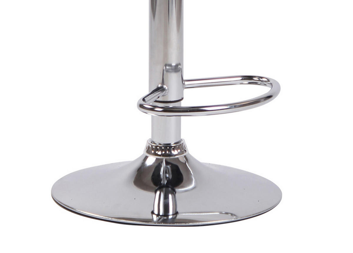 BARHOCKER 2er Set Lentos Samt chrom braun - Chromfarben/Braun, Textil/Metall (50/108/50cm) - TPFLiving