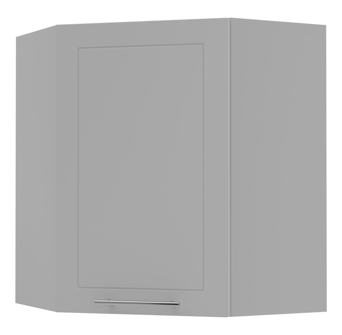 KÜCHENHÄNGESCHRANK Kvantum W10/60 Dust Grey Matt / Grau Matt 60 / 60 / 72cm - Grau, Holz/Holzwerkstoff (60/72/60cm) - Feldmann-Wohnen